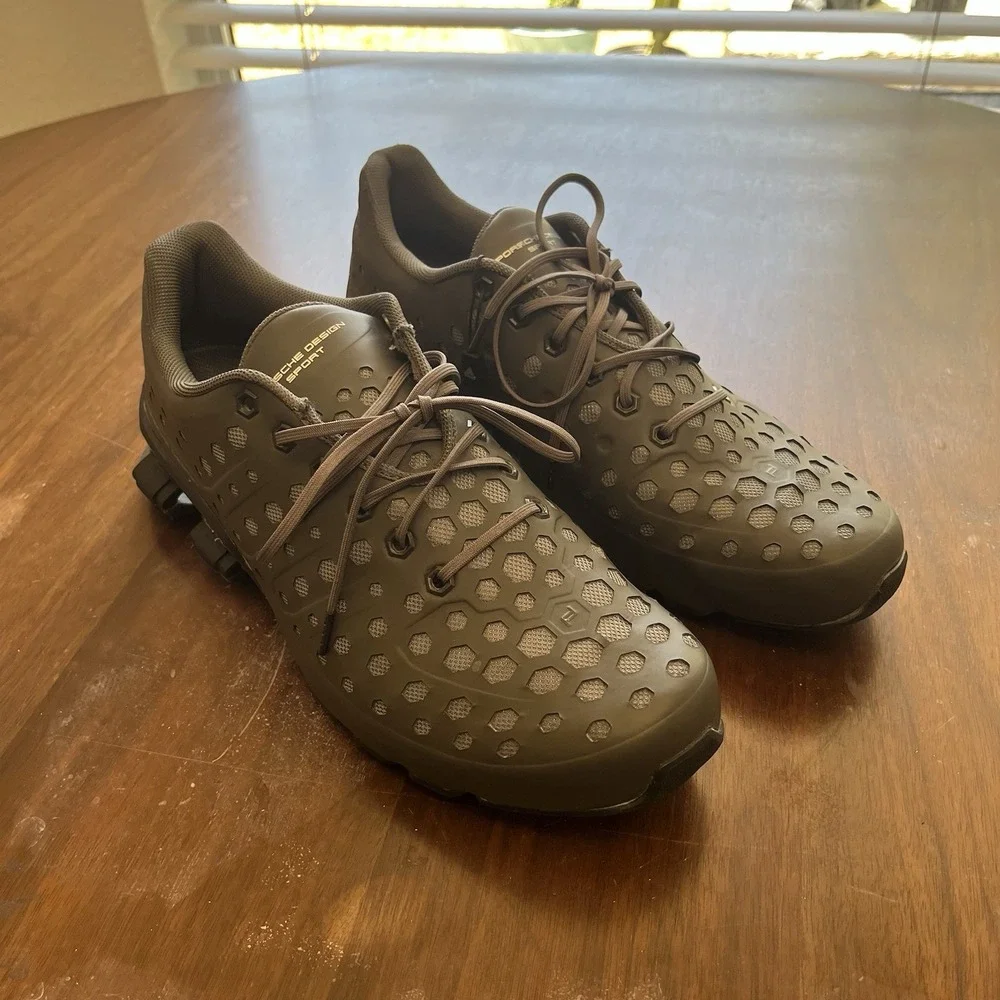 Adidas Porsche Sport Design Bounce S4 Mens Shoe Size 11.5 Green Carbon Fiber